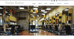 Desktop Screenshot of parkssalon.net